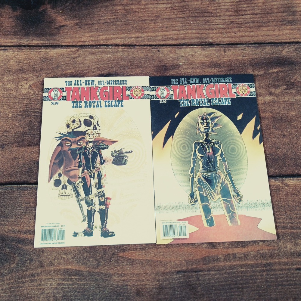 Tank Girl The Royal Escape Comics 1 2 All New‎ Different Titan